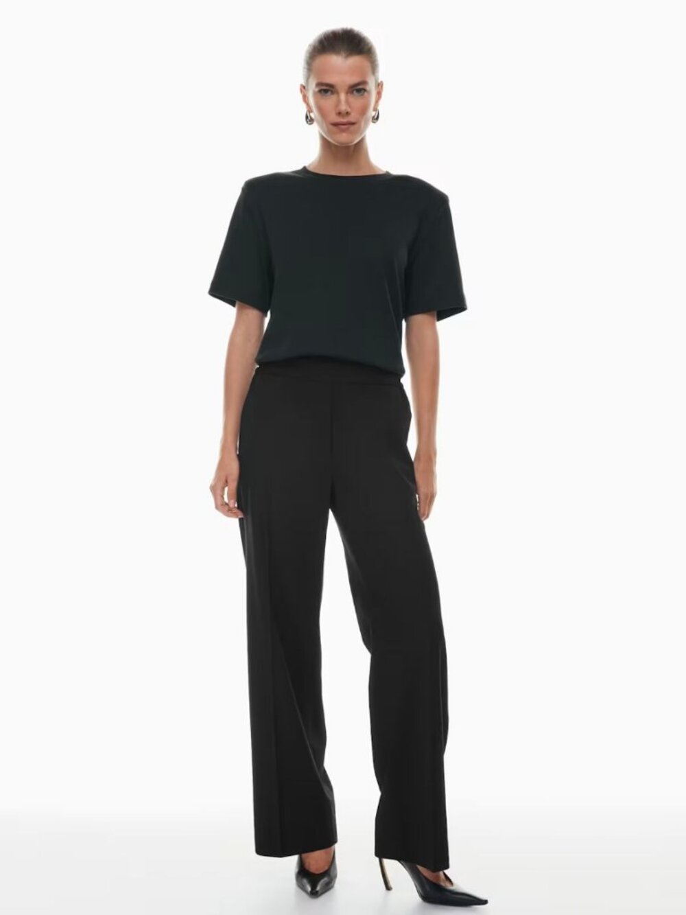 Babaton Tribute Pant Black Size Small Aritzia